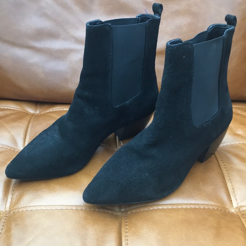 Top shop Bounty Suede Pointy Toe Bootie.